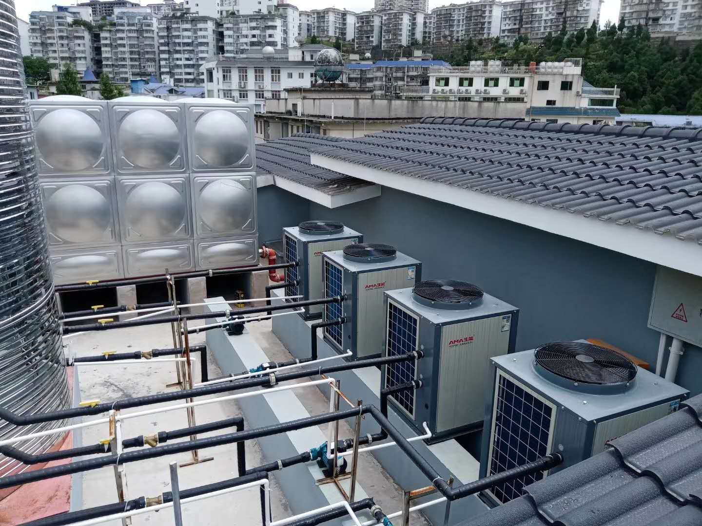宜君空氣能地暖機采暖